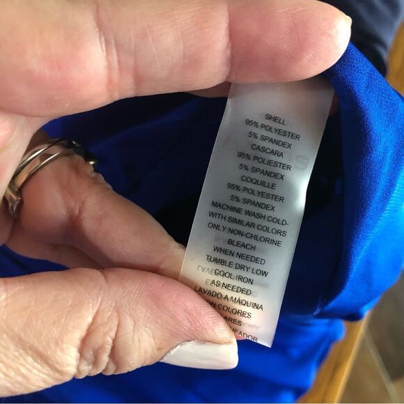 NWT Vince Camuto Twist Front Jersey Wide Leg Jumpsuit Plus Size 1X - Picture 16 of 16